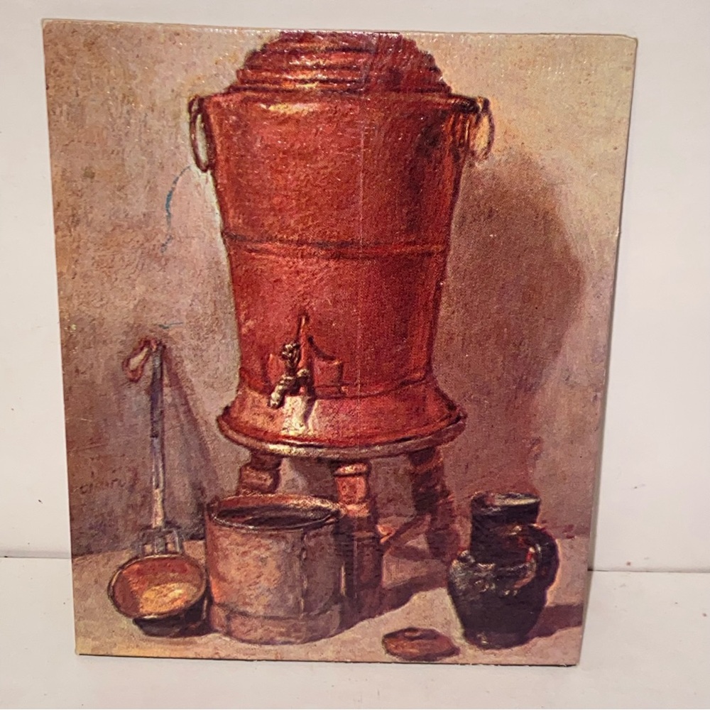 Jean Baptiste Simeon Chardin Kitchen Utensils Royale Academie Mini Art Print